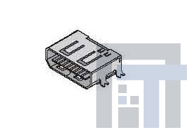 154-10417-E Соединители HDMI, Displayport и DVI  19 PIN RECPT RA SMT