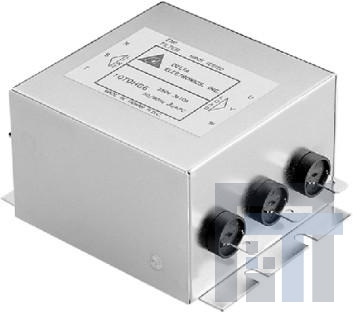 10TDHG6 Фильтры цепи питания 3Phase 3Wire Filter 250VAC 10A Lug-Lug