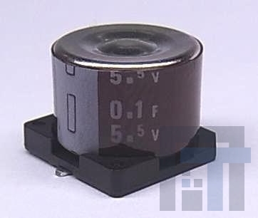 DVL-5R5D104T-R5 Суперконденсаторы / ионисторы 0.1F 5.5V -20+80% 12.5 x 10.5mm