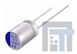 158ALG016MGBJ Алюминиевые конденсаторы с органическим полимером 1500uF 16V 20% tol. POLYMER