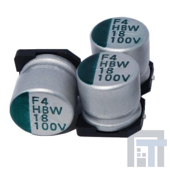HBV101M1H1010-TR0 Алюминиевые конденсаторы с органическим полимером 100uF 50 Volts 20%