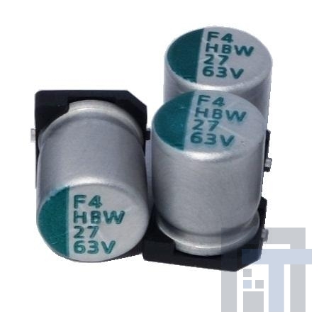HBW151M1V0810-TR0 Алюминиевые конденсаторы с органическим полимером 150uF 35 Volts 20%