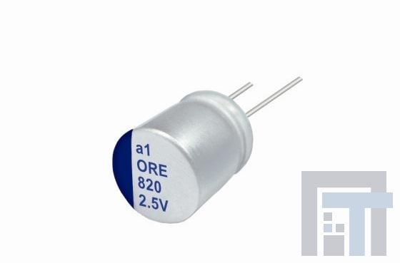 ORE331M0EBK-0608 Алюминиевые конденсаторы с органическим полимером 2.5V 330uF 20% Rad Polymer 6.3x8