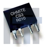 CS3FR050E Токочувствительные резисторы – сквозное отверстие 3watt .05ohm 1% 4 Lead Non-Inductive