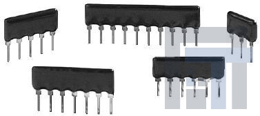 VTF209BX Резисторные сборки и массивы 1K 0.1% SIP3