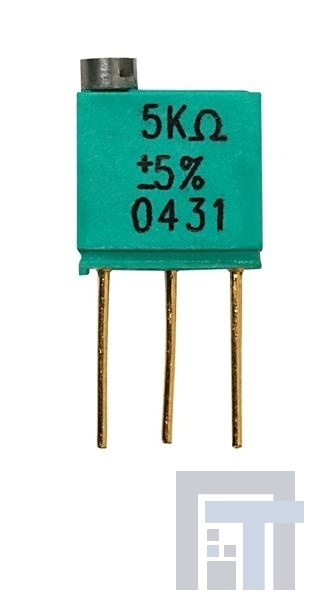 Y4053100R000J0L Подстроечные резисторы - сквозное отверстие 100ohms 1/4w 5% 6.35mm sq seal