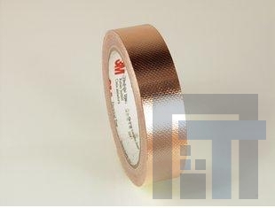 1245-7.7x10 Заземляющие площадки и прокладки для соединителей для защиты от ЭМИ 1.4mil Cond Acryli Copper