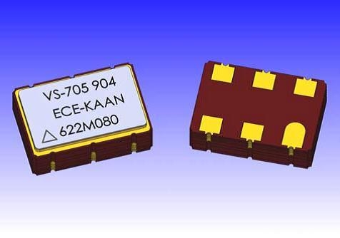 VS-705-ECE-KAAN-155M520000 ПАВ-генераторы, управляемые напряжением (VSCO) 3.3V LVPECL 50ppm APR 155.52 MHz