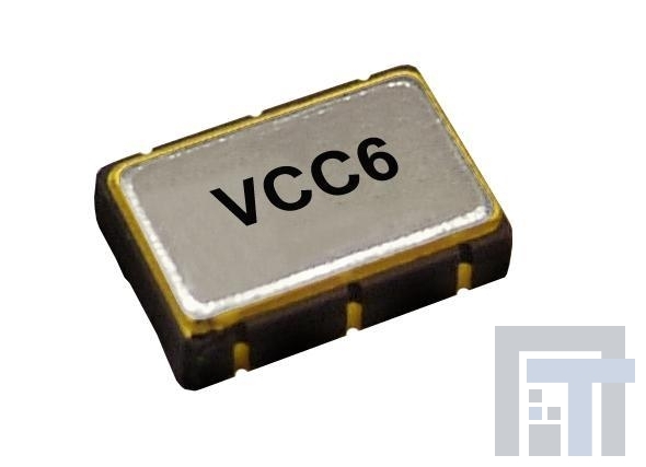 VCC6-QCD-100M000000 Стандартные тактовые генераторы 3.3V 50ppm 100MHz LVPECL -40C +85C