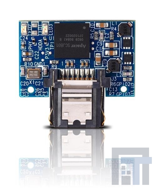APSDM001GA5AN-PT Твердотельные накопители (SSD) SDM4 7P/180D LP SATA DISK MOD SLC 1GB ST