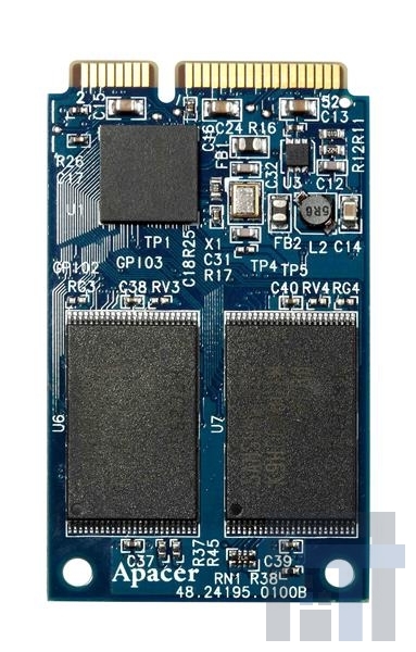 APSDM064GM5ANPCW Твердотельные накопители (SSD) mSATA M4 SATA DISK MOD SLC 64GB ET