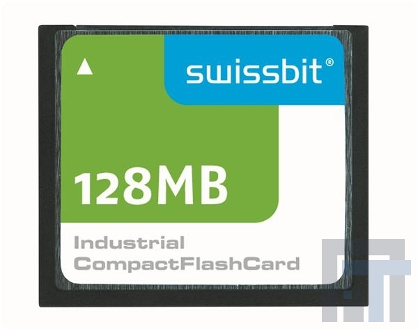 SFCF0128H1BK1TO-I-MS-553-SMA Карты памяти 128MB IND COMPACT FLASH SLC NAND C300