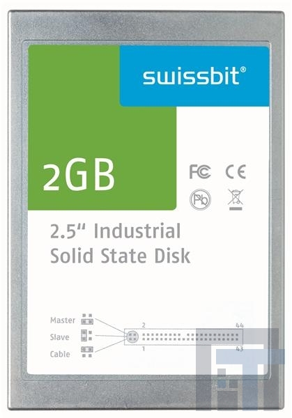 SFPA2048Q1BO2TO-C-MS-243-STD Твердотельные накопители (SSD) 2GB IND PATA SSD SLC P120 STD TEMP