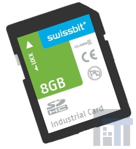 SFSD8192L1BN2TO-E-N2-151-STD Карты памяти Industrial SD Card, S-200 / 220, 8 GB, SLC Flash, -25 C to +85 C