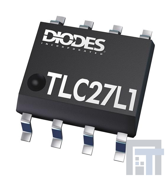 TLC27L1ACS-13 Прецизионные усилители OpAmp Wide Input 3 to 16V 10mV