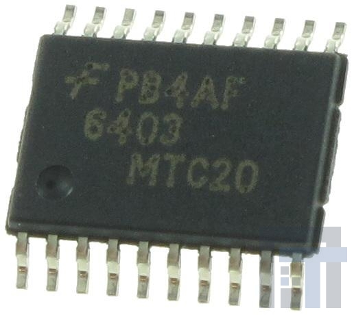 FMS6403MTC20X ИС для обработки видеосигналов TrplViddrvr W/Hdprog SDbypassYPbPr Sgnl