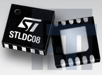 STLDC08PUR Аппаратные драйверы и контроллеры дисплеев LED driver 0.8V-3.6V CNTRL FET N-CH PWM