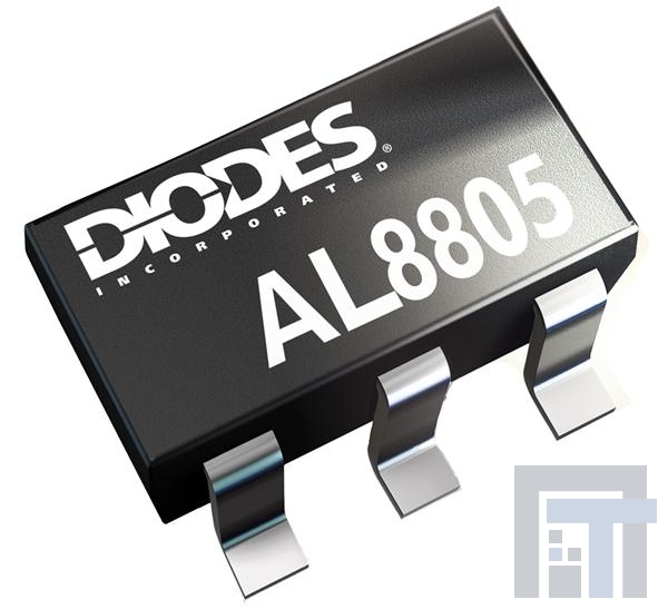 AL8805W5-7 Драйверы систем светодиодного освещения HI EFF 30V 1A BUCK LED DRIVER