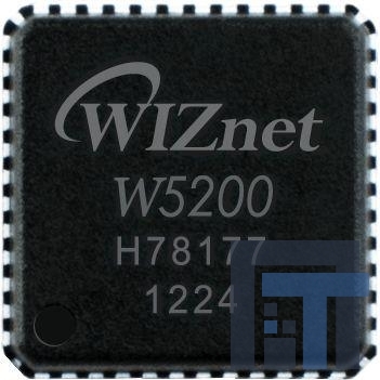 w5200 ИС, Ethernet 3-IN-1 ENET CONTR TCP/IP+MAC+PHY