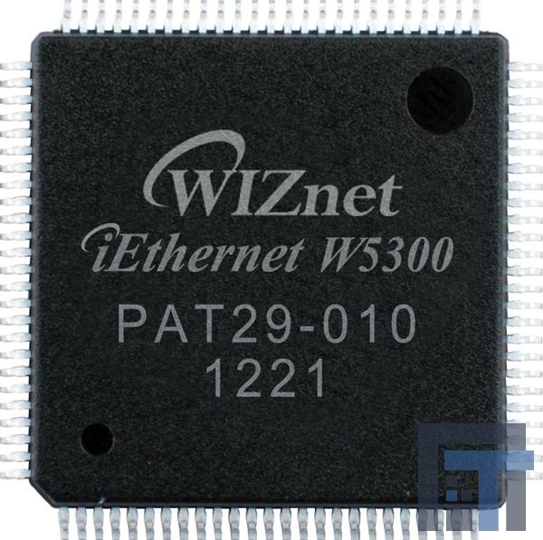 w5300 ИС, Ethernet HI PERF ENET CONTR TCP/IP+MAC+PHY