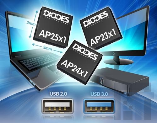 AP2311FGEG-7 ИС переключателя электропитания – распределение электропитания 2.0A Single Ch USB 2.0 Switch 2.7V-5.5V