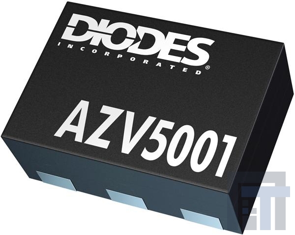 AZV5001RA4-7 ИС переключателя – разное LP Headset Detection 7.5uA 1.8V 1.6, 5.0V