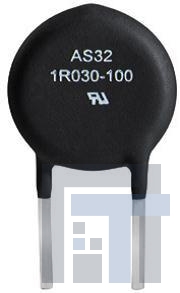 AS32-0R530-100 Ограничители пускового тока 32mm .5ohms 30A UL INRSH CURR LIMITER