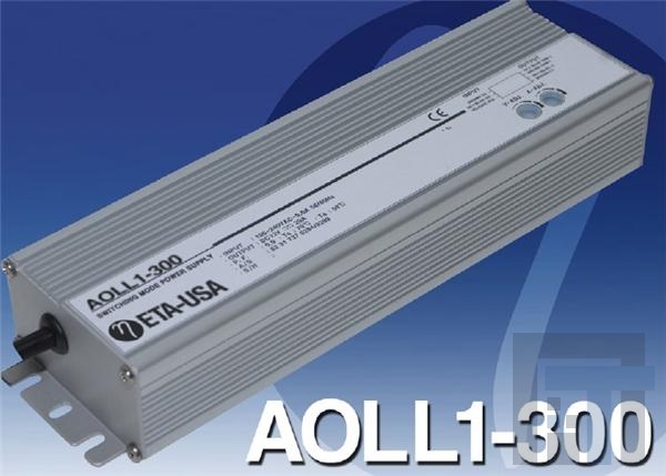 AOLL1-300-12AD Блоки питания для светодиодов 300W 12V 16A LED Driver Adj Output