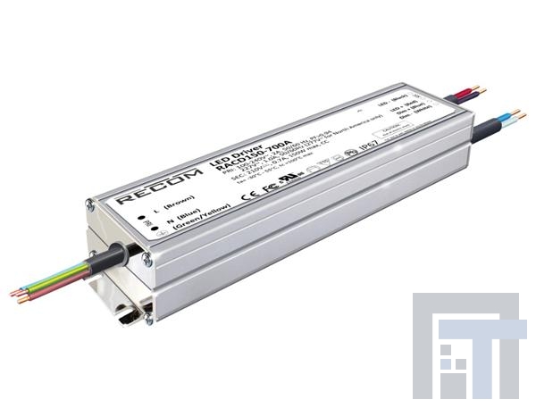 RACD150-1400A Блоки питания для светодиодов 150W 60-107VDC 1400mA