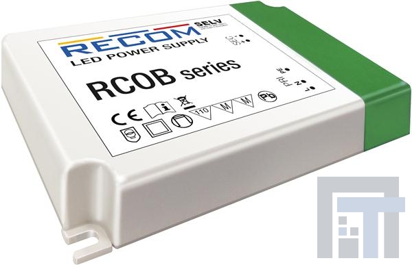 RCOB-1050 Блоки питания для светодиодов 46W 198-264Vin 25-44Vin 1.05A CC