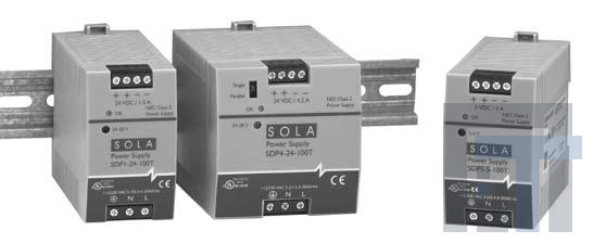 SDP06-24-100T Блок питания для DIN-рейки 24-28VDC 0.6A Output