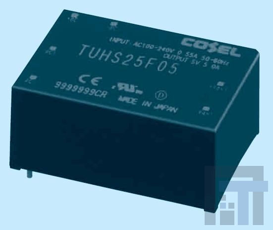 TUHS25F05 Модули питания переменного/постоянного тока 25W 5V 5A ENCAPSULATE - PCB TH