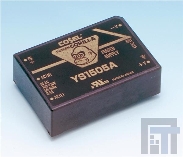 YS1505A Модули питания переменного/постоянного тока 15W 5V 3A Board mount AC/DC