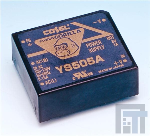 YS505A Модули питания переменного/постоянного тока 5W 5V 1A Board mount AC/DC