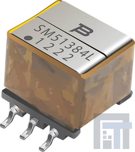 SM51384EL Аудио трансформаторы и трансформаторы сигналов HV ISO TRANSFORMER 215uH 30%
