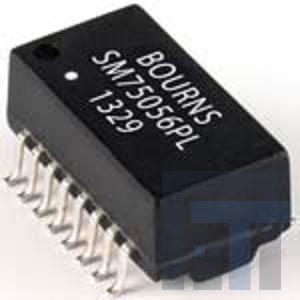 SM75056PEL Аудио трансформаторы и трансформаторы сигналов T1/E1 Potted