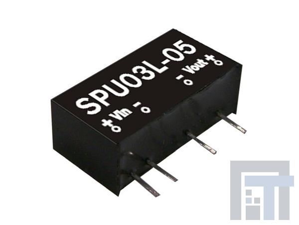 SPU03L-05 Преобразователи постоянного тока в постоянный с изоляцией 4.5-5.5Vin 5Vout 60-600mA Iso DC-DC