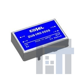 ZUS15052R5-A Преобразователи постоянного тока в постоянный с изоляцией 15W 2.5V 0 Through Hole