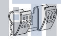12BH210-GR Контакты, защелки, держатели и пружины для цилиндрических батарей AA SNAP ON DOUBLE CL