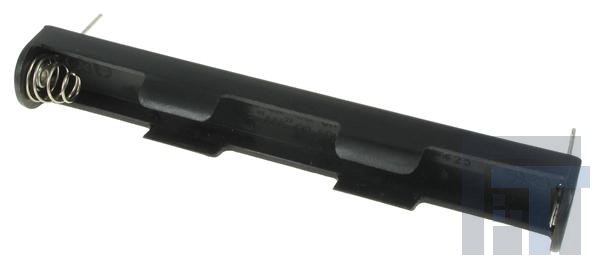 12BH425P-GR Контакты, защелки, держатели и пружины для цилиндрических батарей 2XAAA PC PINS BLACK
