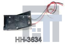 HH-3634 Кожухи для батарей Battery Clip 9V