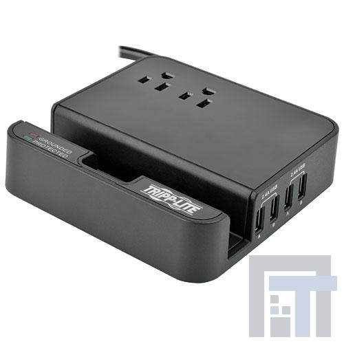 TLP26USBB Сетевые удлинители  4-Port USB Charging StationSurge 2Outlet