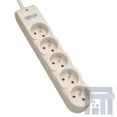 TLP51F Сетевые удлинители  Intl Protect It! Surge 5 French Type E outlets and Plug 280 Joules