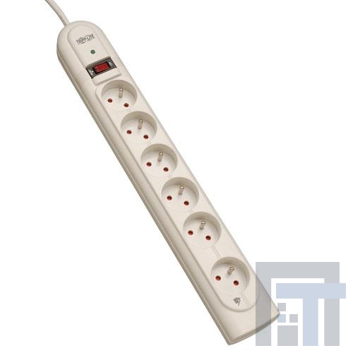 TLP61F Сетевые удлинители  Intl Protect It! Surge 6 French Type E outlets and Plug 1140 Joules