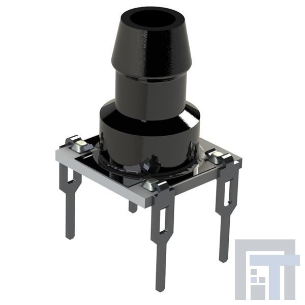 PMDG-050 Датчики давления для монтажа на плате Pressure sensor, 50 psig, uncompensated, 57.5 mV, thru-hole mount