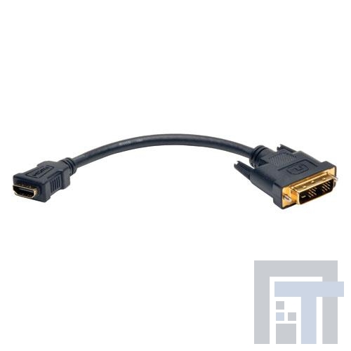 P130-08N Соединители HDMI, Displayport и DVI  HDMI to DVI Adapter Cable Connector HDMI to DVI-D F/M 8