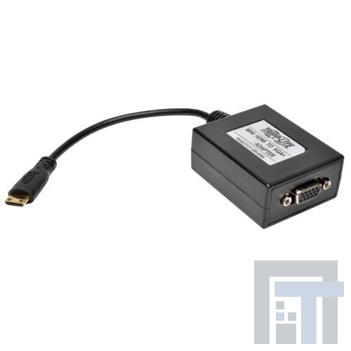 P131-06N-MINI Соединители HDMI, Displayport и DVI  Mini HDMI to VGA Converter Adapter Smartphone Tablet Ultrabook