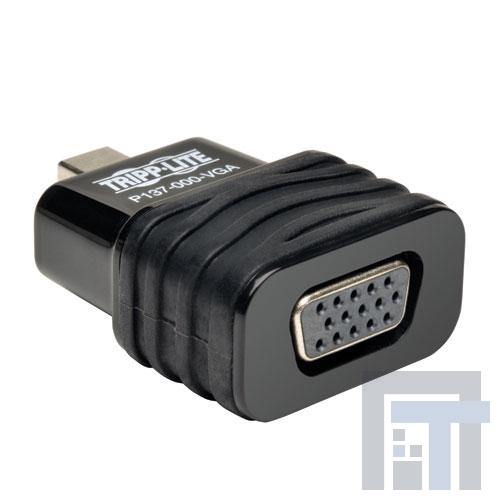 P137-000-VGA Соединители HDMI, Displayport и DVI  Mini DisplayPort to VGA Adapter Video Converter for Mac/PC 1080p