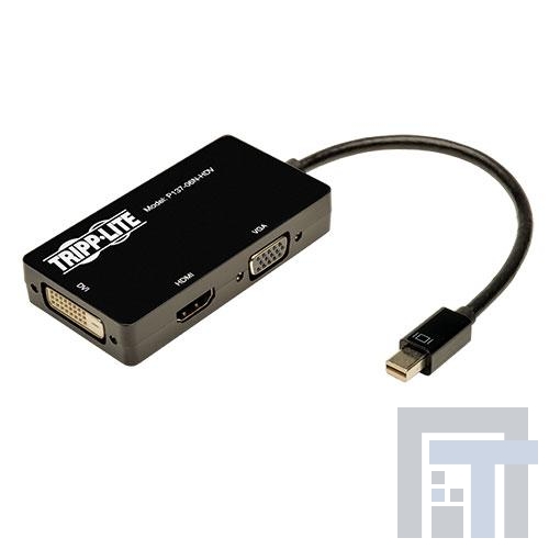 P137-06N-HDV Соединители HDMI, Displayport и DVI  Mini Displayport to VGA DVI HDMI Adapter MDP Converter 6
