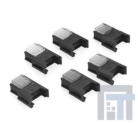 37304-A165-0PE-MB Проводные клеммы и зажимы 4P SKT WREMNT W/LTCH 20-24 AWG BLUE